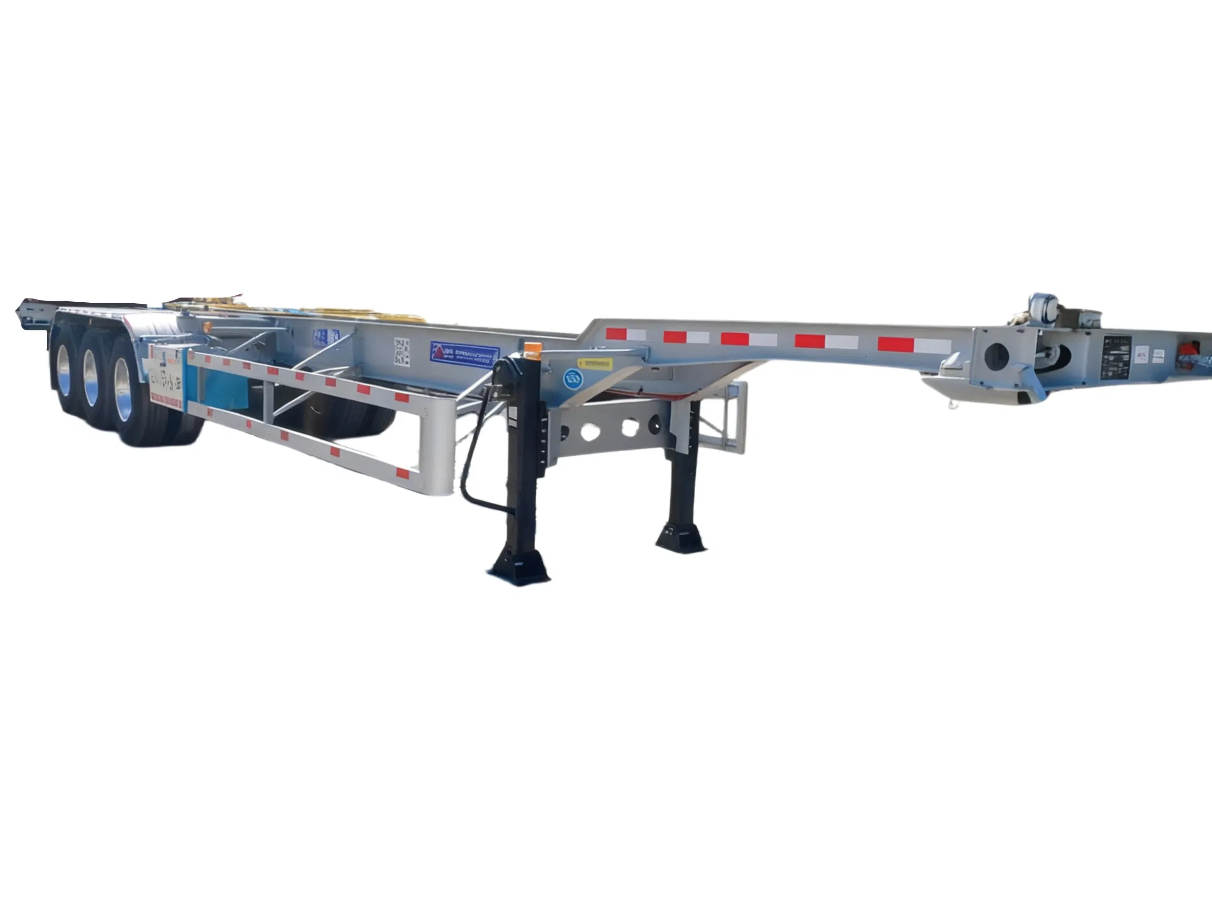 Durable Gooseneck Container Skeleton Trailer for Port Logistics