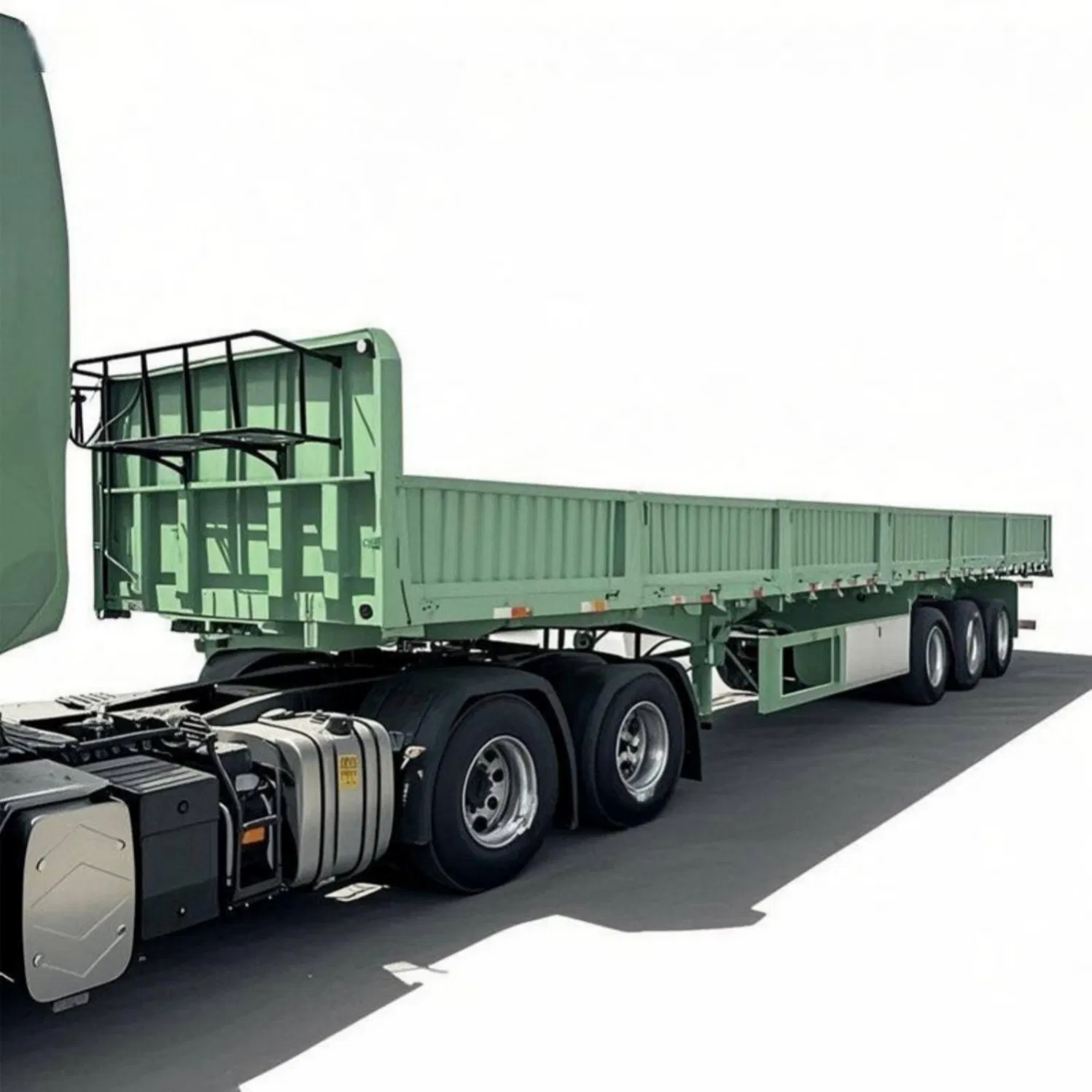 Efficient Loadmaster Semi Trailer with Customizable Container Lock Transfer System