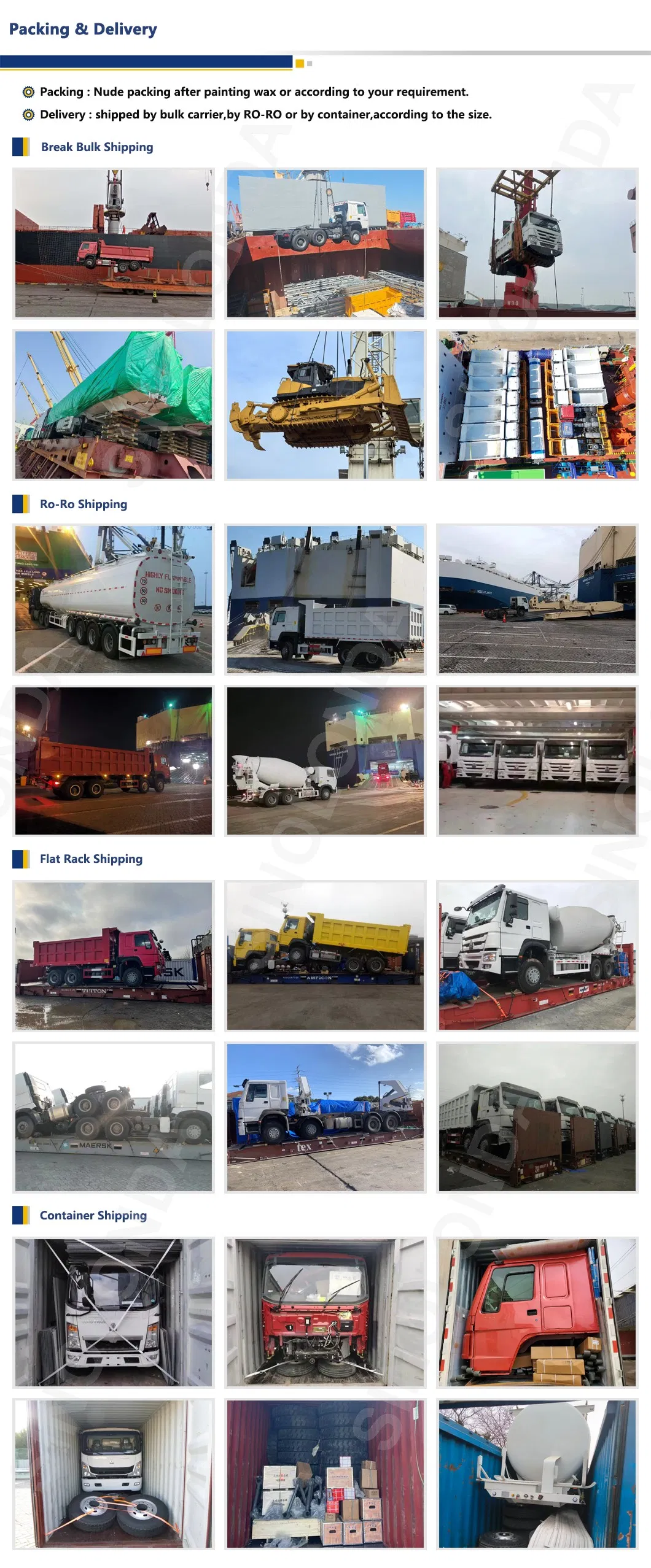 Trailer Packing and Shipment