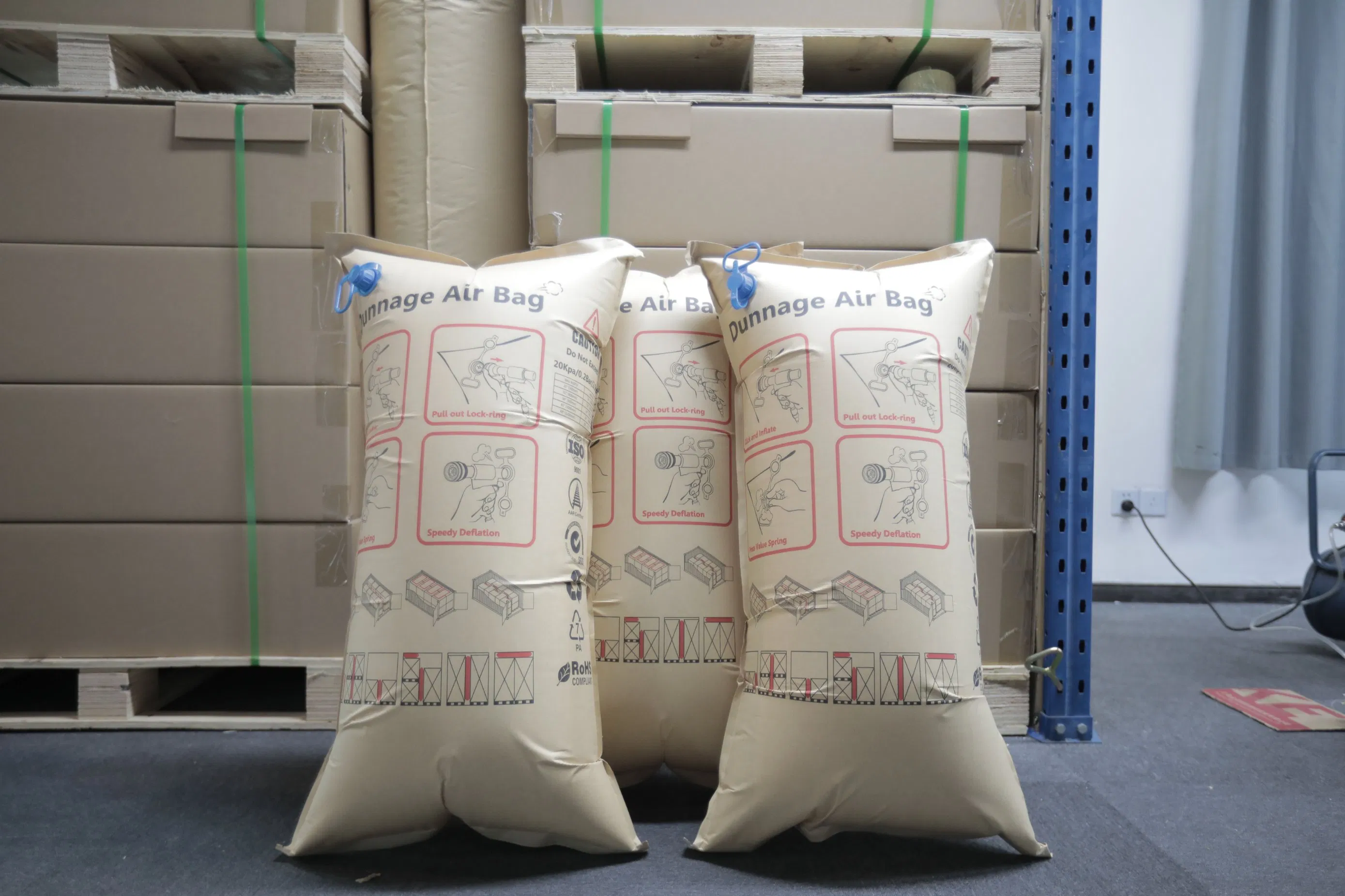 Professional Inflatable Shockproof Dunnage Bag for Railway Shipping