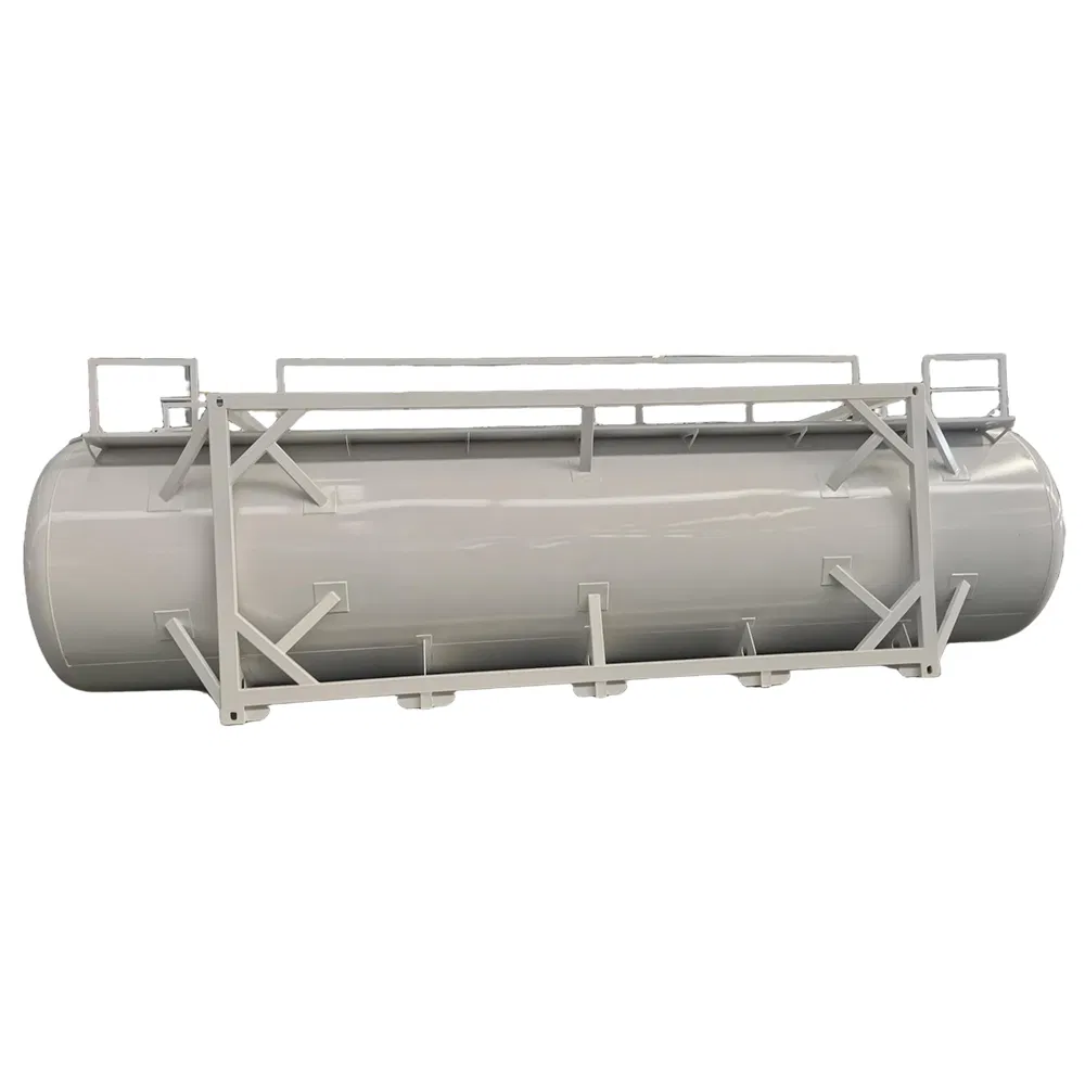 20FT High-Quality Multimodal Swap Cement Powder Tank Container for Efficient Bulk Transport