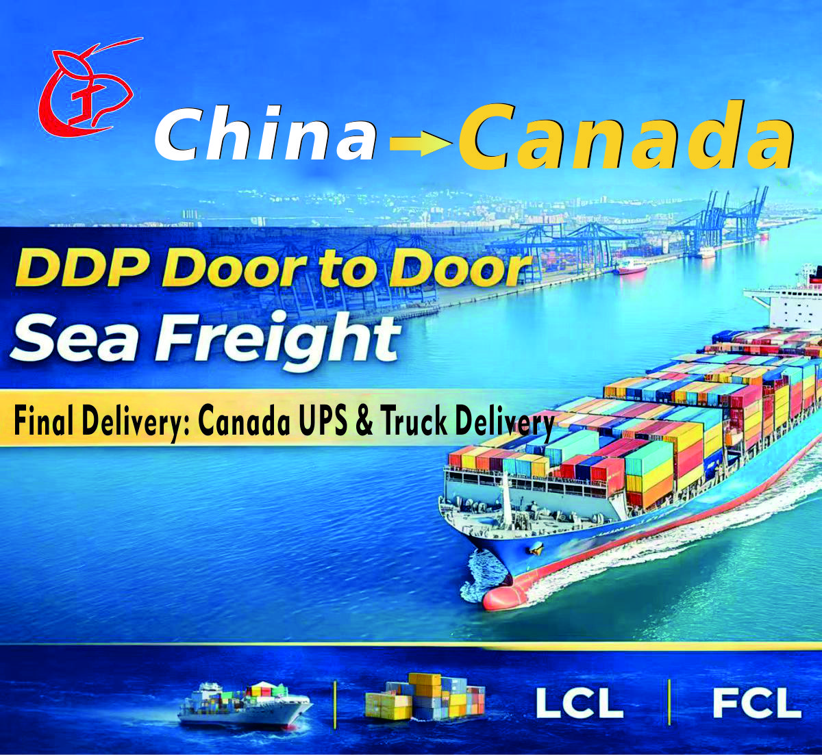 USA UK Canada Special Line Logistics Oversized Cargo Professional Shipping Guaranteed 12-45 Days