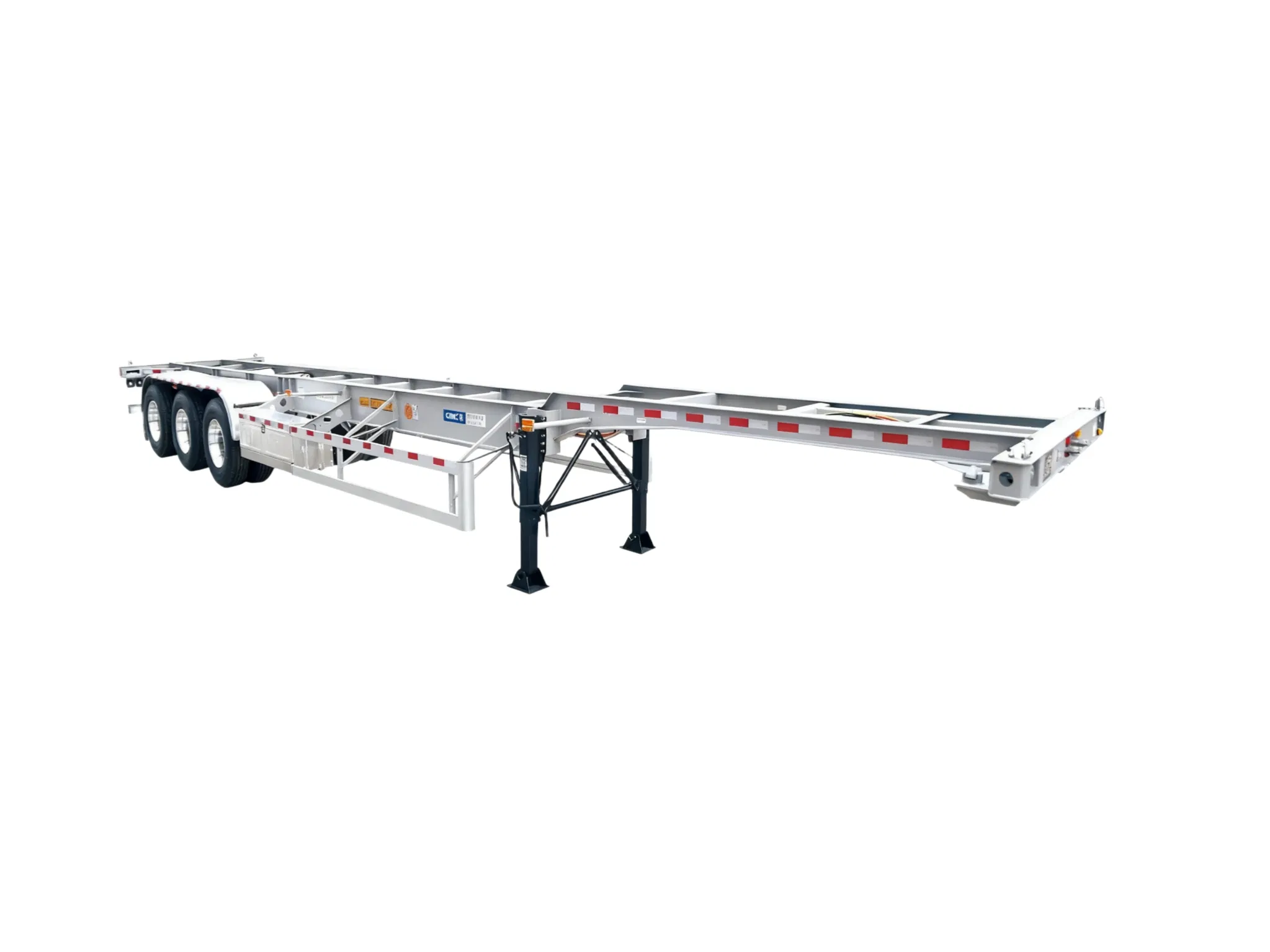 Durable Gooseneck Container Skeleton Trailer for Port Logistics