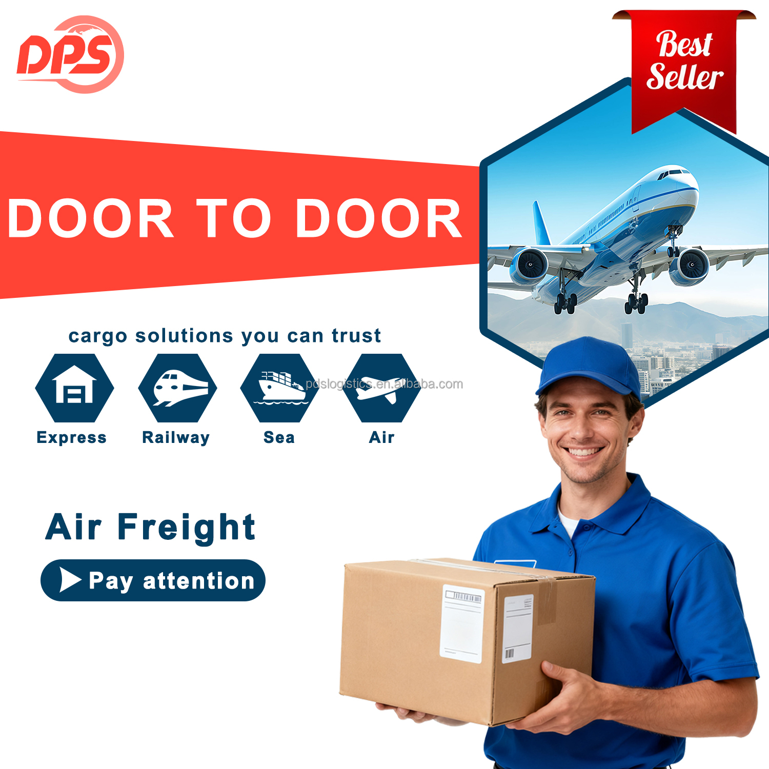 International Express Door To Door Delivery Services Fast 5 Days For Small Parcels With Real Time Tracking UPS FEDEX DHL