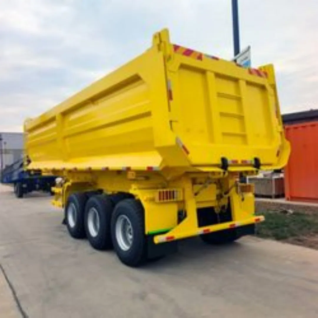 Double Semi Trailer Designed for Port Transshipment Intermodal and Multimodal Logistics