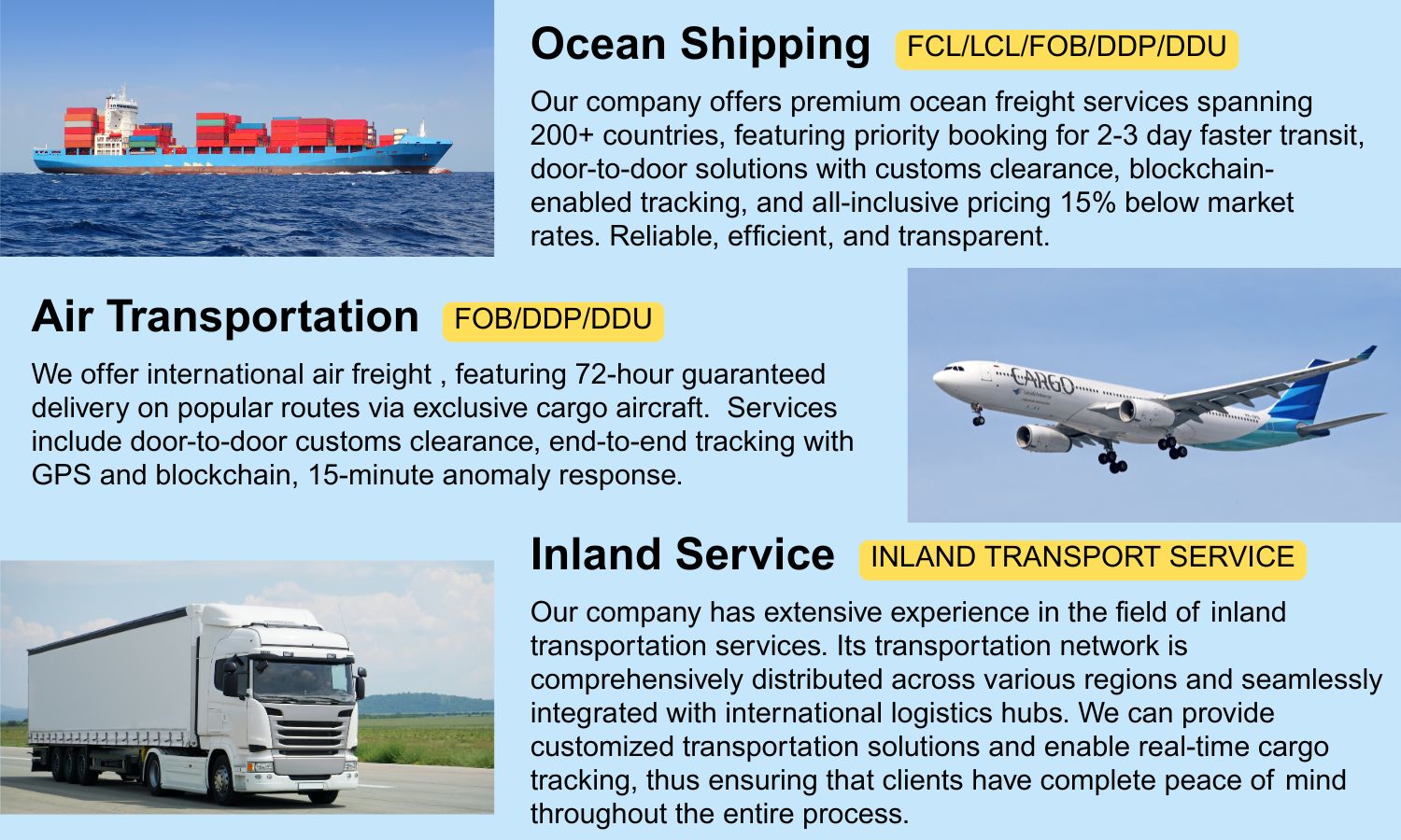 Logistics Service Display 2
