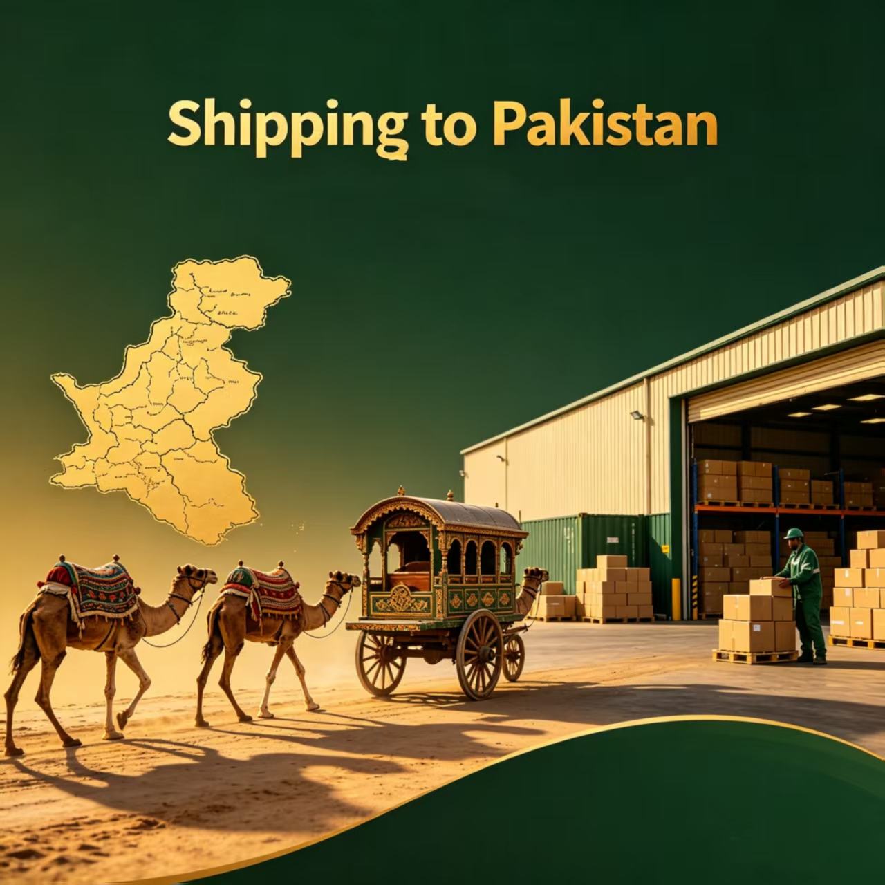 Pakistan LCL Less Container Load Sea Freight