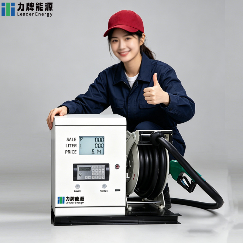Bestselling Leader Energy 12V 24V Petrol Service Equipment Single Nozzle Portable Mini Fuel Pump Dispenser For Fuel Delivery