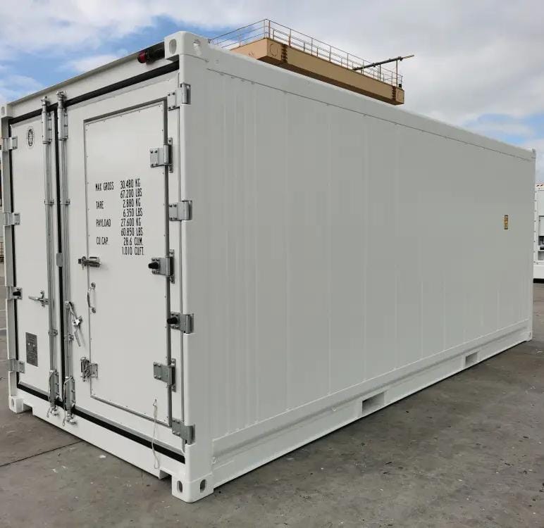 professional cold chain refrigerated container 20ft frozen transport constant temperature control