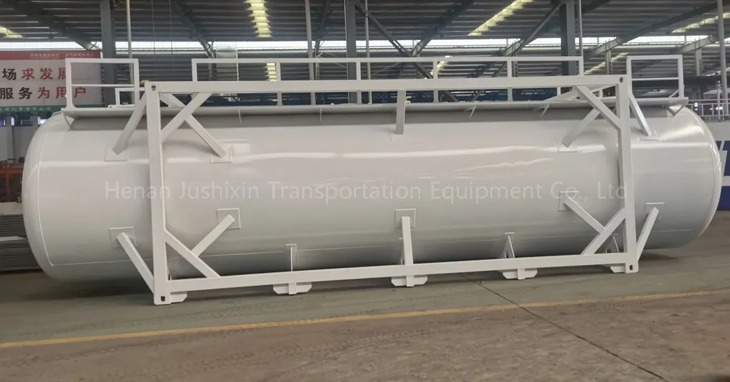 20FT High-Quality Multimodal Swap Cement Powder Tank Container for Efficient Bulk Transport