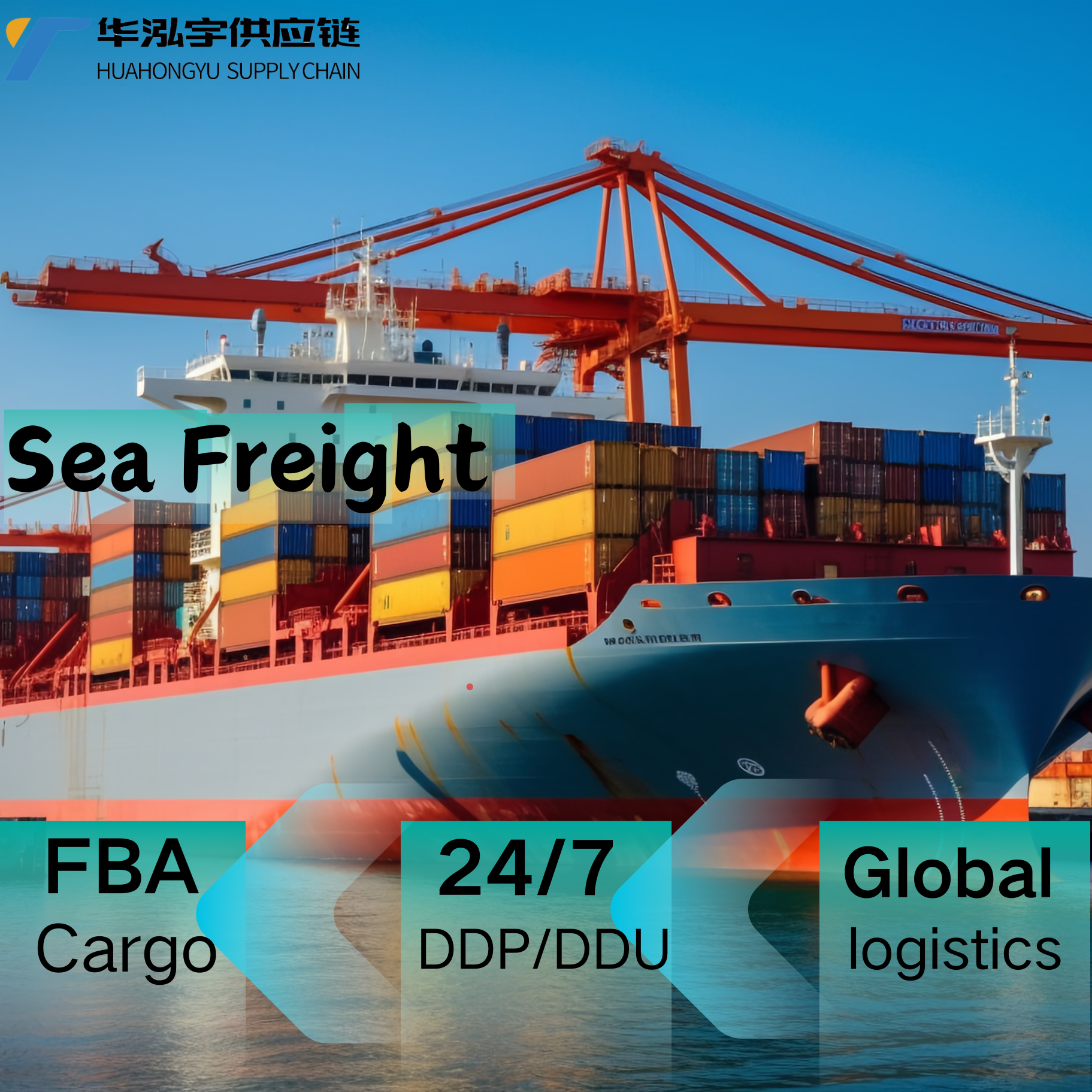 20ft 40ft FCL LCL Ocean Container Shipping From China to Usa to USA LCL FCL Full Container Load Services Marine Sea Container