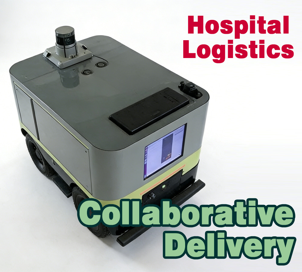 Campus Autonomous Delivery Robot | Smart Last-Mile Logistics Vehicle | Hospital Unmanned Delivery Cart
