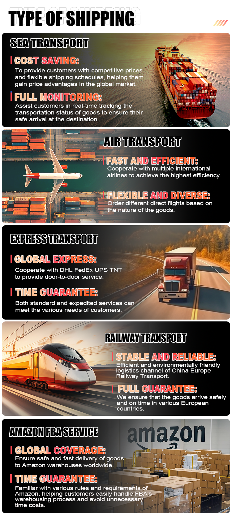 Logistics Transportation Modes