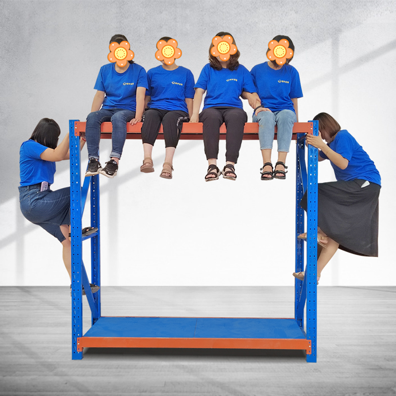 500kg Medium Duty Industrial Shelving Units 5-Layer Steel Rack Automated Retrieval Electrostatic Powder Coating Corrosion