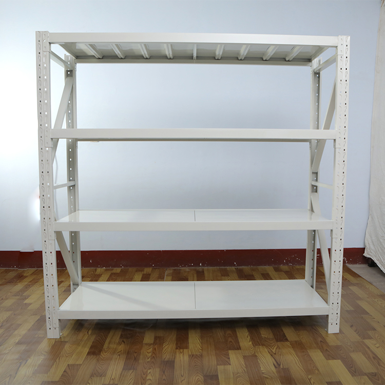 Light Duty Stainless Steel Shelf 4 Layer Rack Storage Industrial Warehouse Shelves