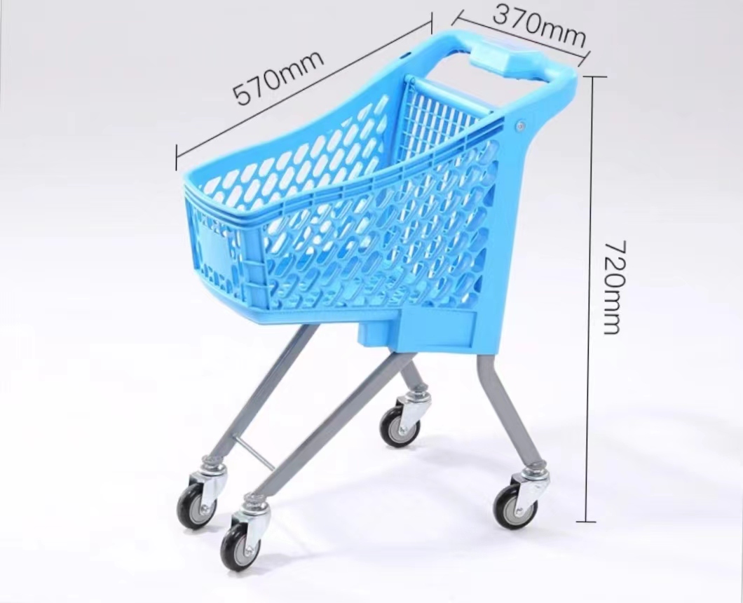 Plastic Supermarket Kids Shopping Trolley 6