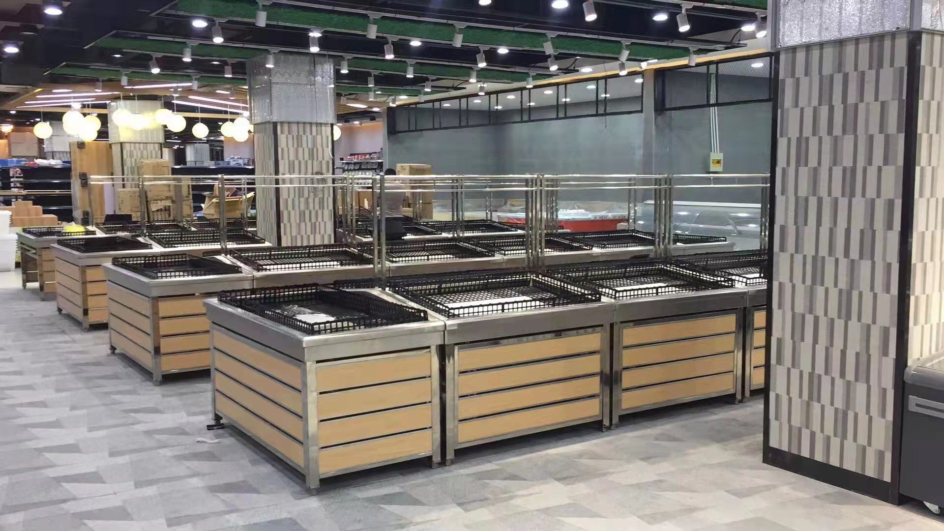 Vegetable Display Shelving