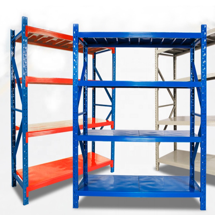 Adjustable Stainless Steel Boltless Multi-Level Shelf Racks with 500-800kg Capacity Corrosion Protection for Warehouse Storage