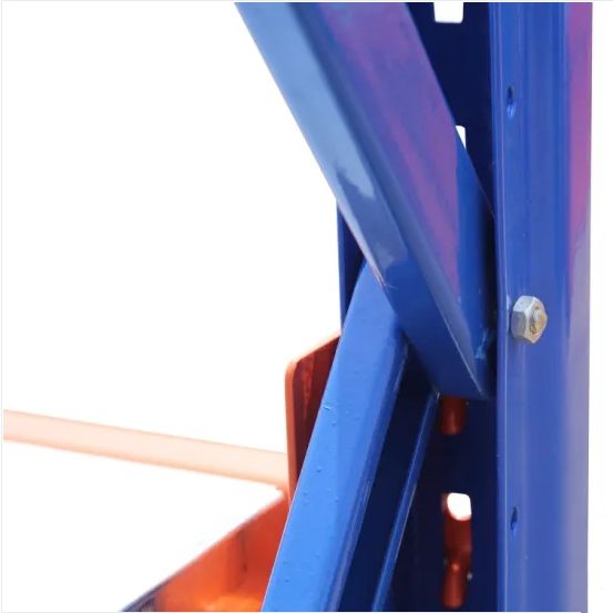 Easy Installation 4-Layer Collapsible Steel Storage Shelf for Shop Store Design Stacking Racks & Shelves