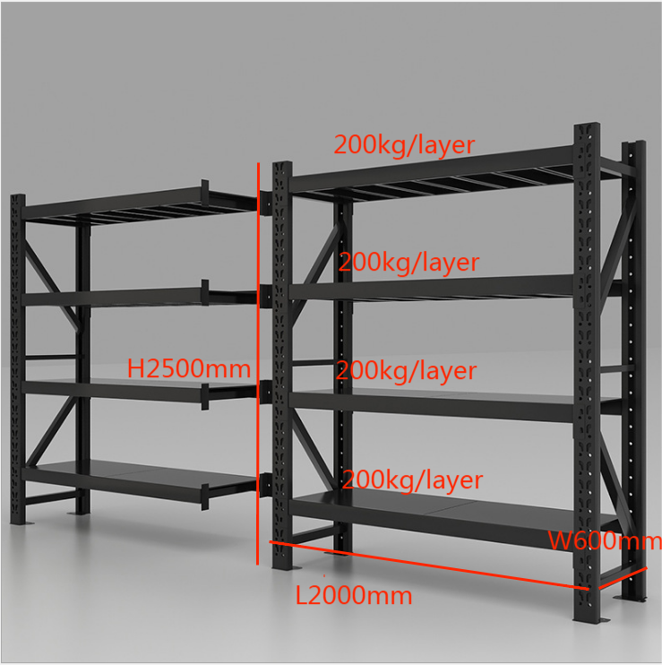China Good Shelf Storage Holders Racks Shelves Adjustable Steel Shelving Warehouse Rack