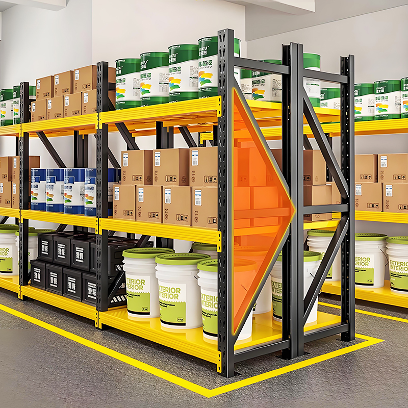 New Color Heavy Duty Steel 5 Layer Corrosion Protection LongSpan Warehouse Shelving Storage Racks
