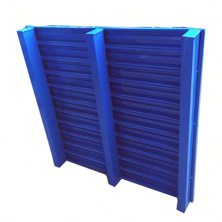 Customized Stackable Foldable Logistics Stainless Steel Pallet Warehouse Stacking Steel Pallet