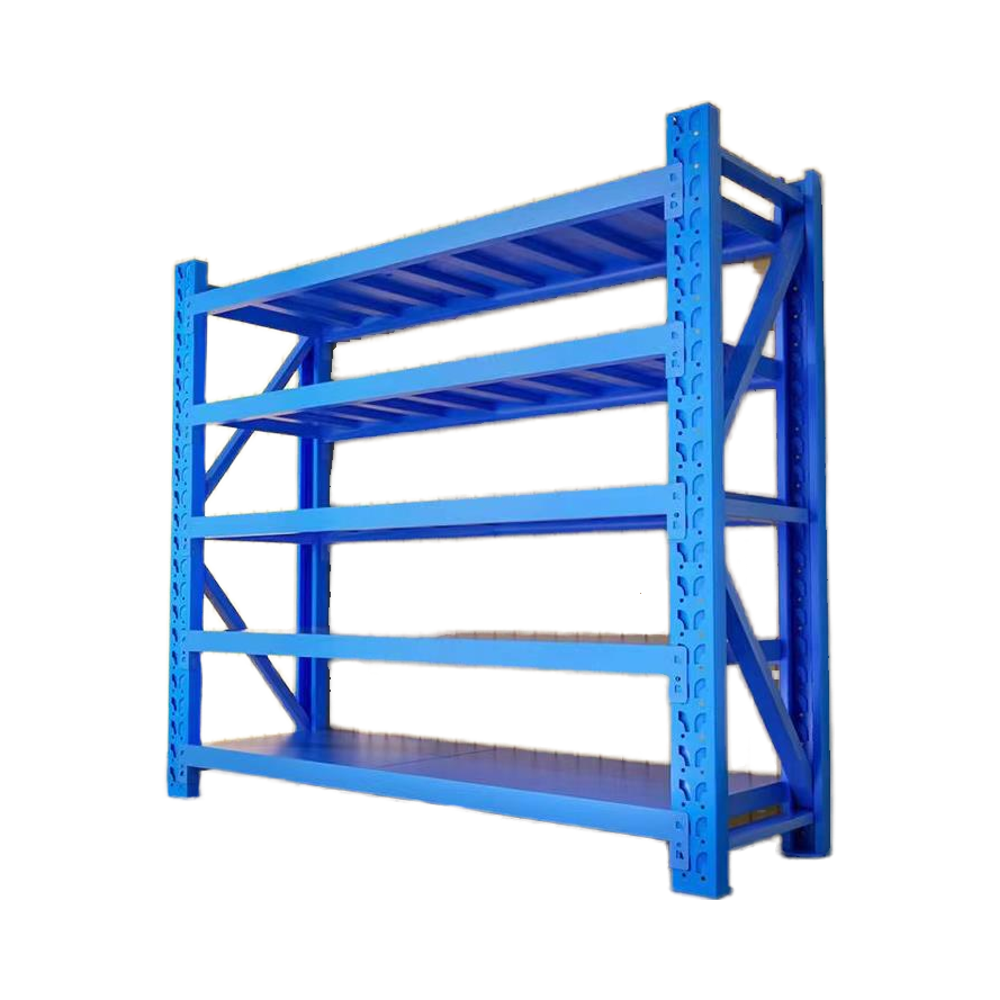 Industrial 5 Layer Steel Storage Racking with Corrosion Protection Powder Coated Warehouse Shelving