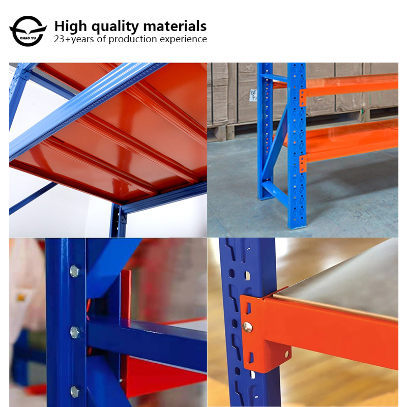 Chaoyu Metallic Double-sided Heavy Duty Medium-sized Storage Shelves for Underground Garage with Removable Racks and Display