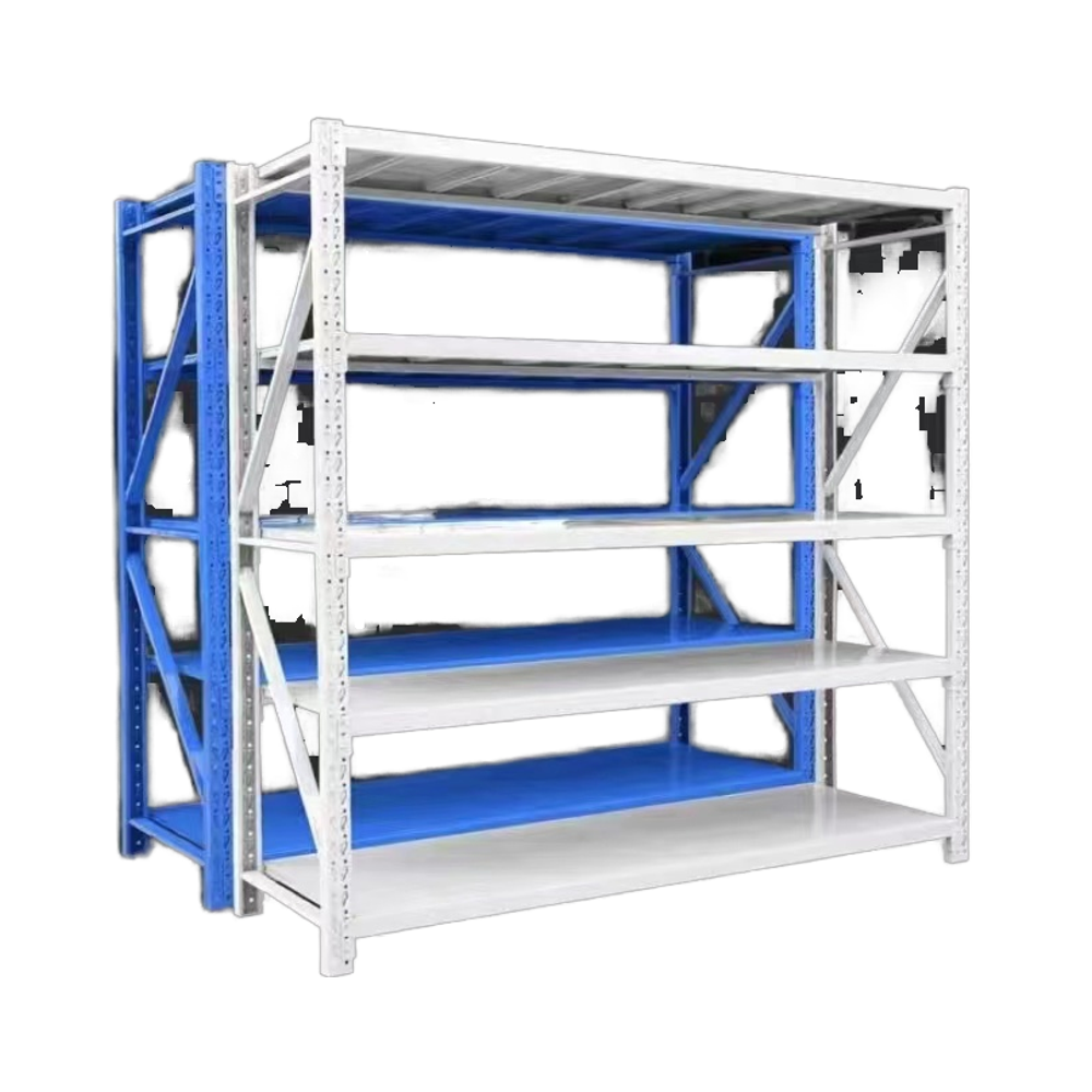 Industrial Shelving Units Heavy Duty Racks for Garages and Warehouses Medium Duty Steel Estantes Metalicos Para Bodegas
