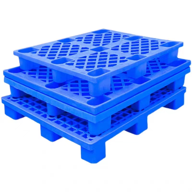 Industrial Heavy Duty Single Side Plastic Pallet for Warehouse Storage Stacking Tray