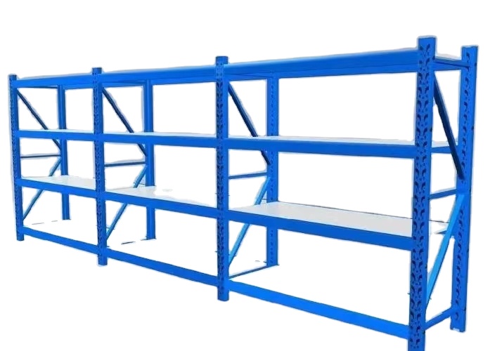 Cheap Price Adjustable Light Duty Steel Garage Racks 4 Layers Corrosion Protection CE Certified Powder Coated Warehouse Shelves