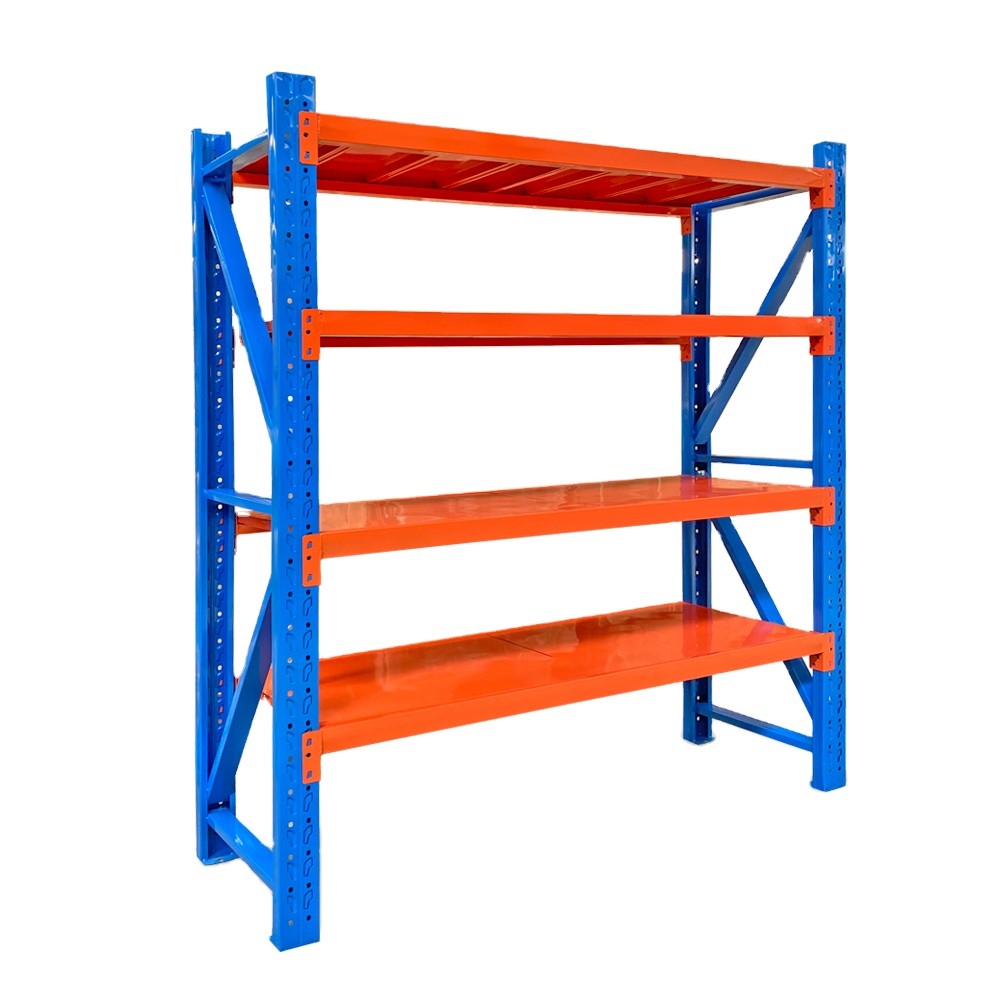 2025 Hot Sale Adjustable Warehouse Storage Shelves Steel Display Racks Powder Coating Corrosion Protection Tire