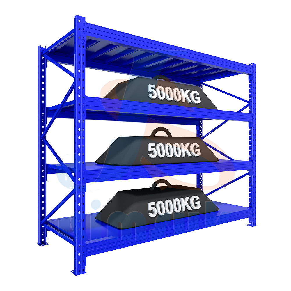 Best Quality 5 Layer Heavy Duty Steel Racking Storage Shelves with Boltless Assembly Corrosion Protection & Powder Coated Finish