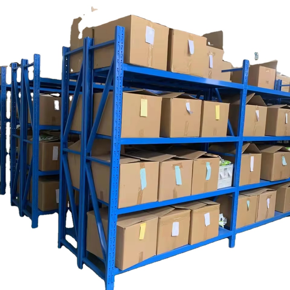 Heavy-Duty 5-Layer Industrial Selective Pallet Rack Steel Warehousing Shelf with Corrosion Protection Metal Shelving