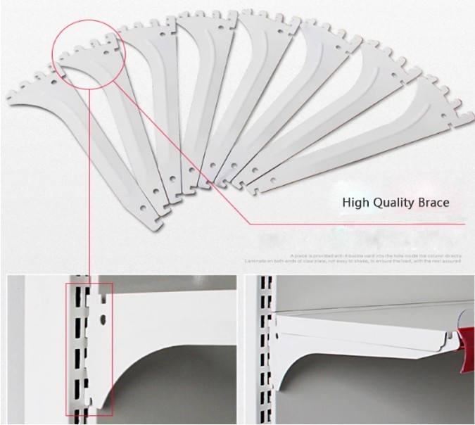 Shelf surface treatment details