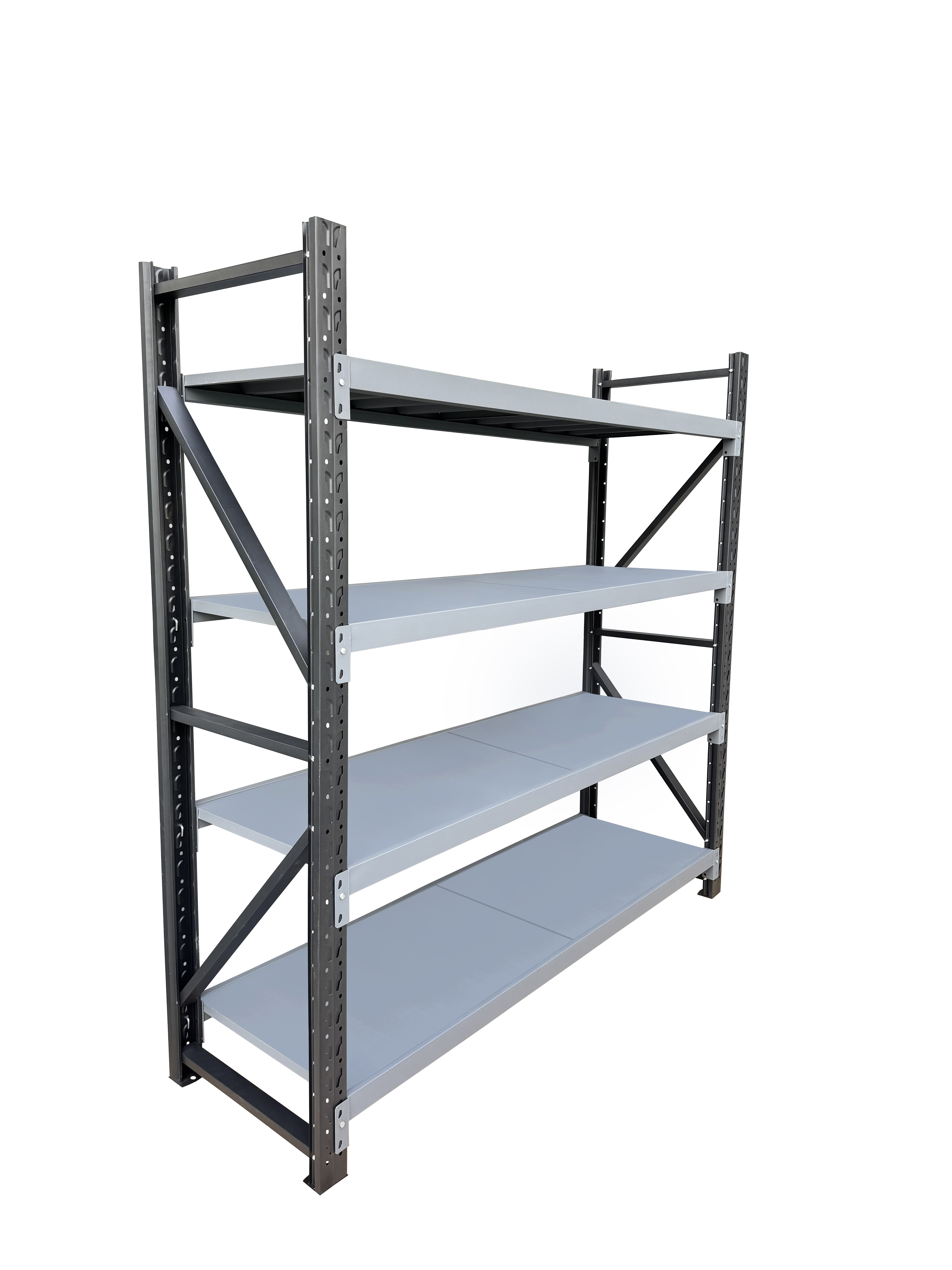 Heavy-Duty Industrial Warehouse Rack Shelving Units High Quality Steel and Iron Stacking Racks for Garages-Packed in Cartons