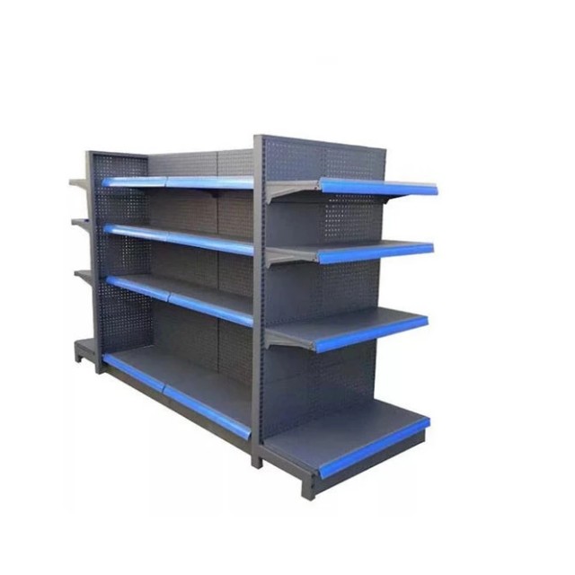 Hot Sale Light-Duty Metal Gondola Shelves New Style Wall-Mounted Display Rack for Grocery & Supermarkets