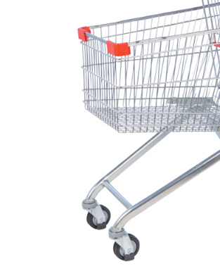 Made of China Wholesale Design Shopping Trolley Supermarket with Elevator Wheel 60l with Seat