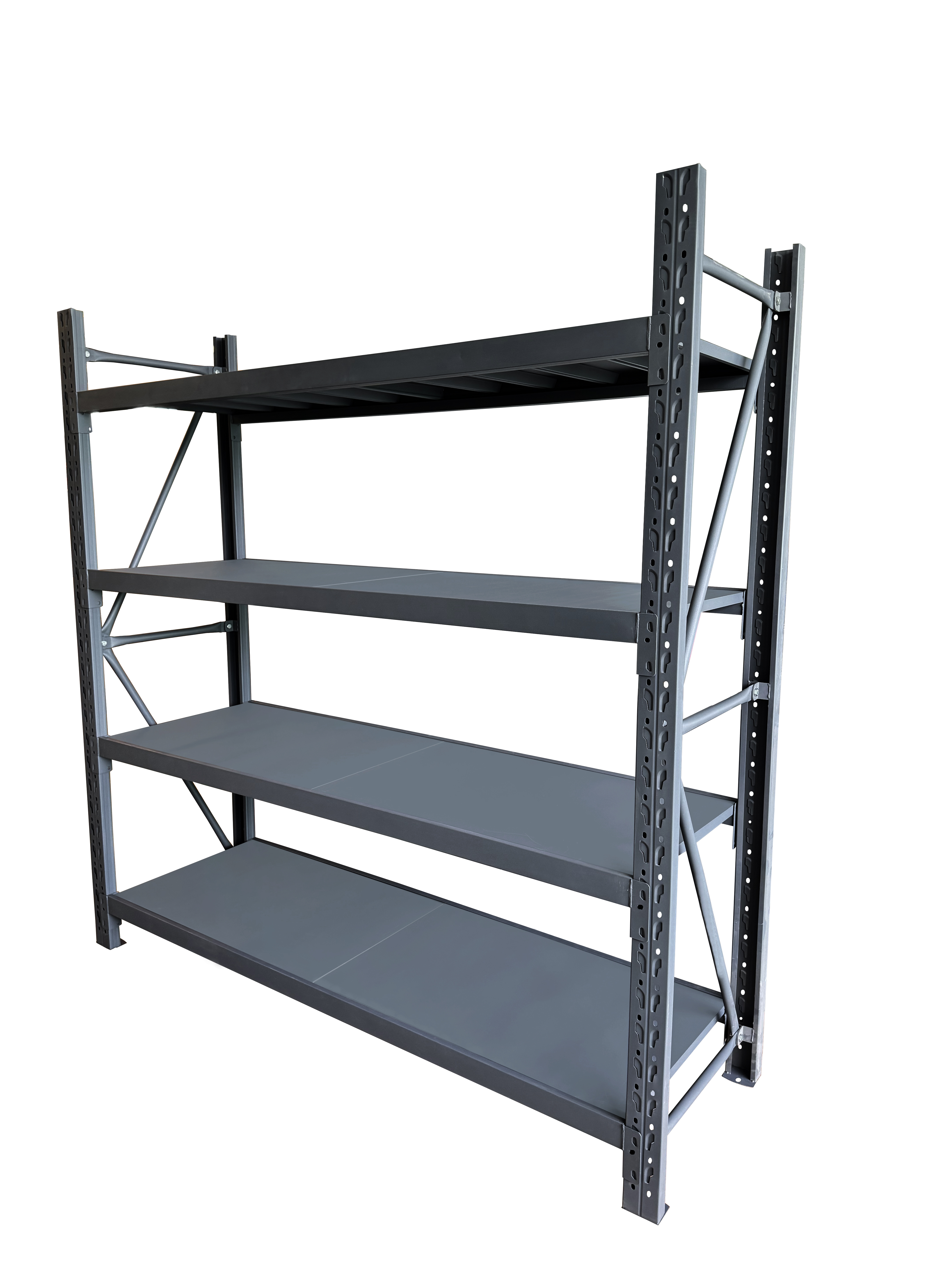 Adjustable Medium Duty Steel Shelving Warehouse Rack  Stainless Steel Storage Shelves