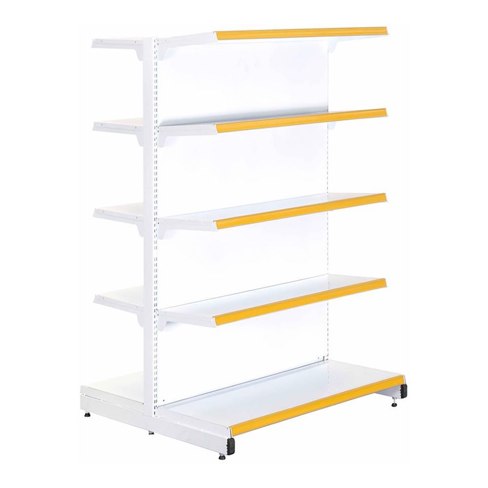 Customized Supermarket Rack Retail Display Shop Shelf Metal Gondola Store Shelving