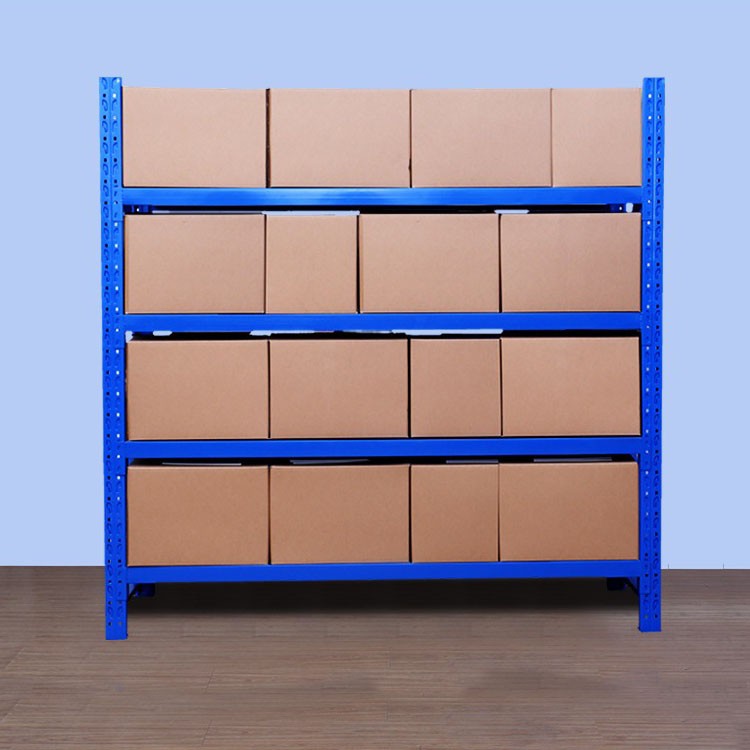 Manufacturer 100KG Per Layer Shelf Metal Light Duty Warehouse 4 Layers Storage Rack