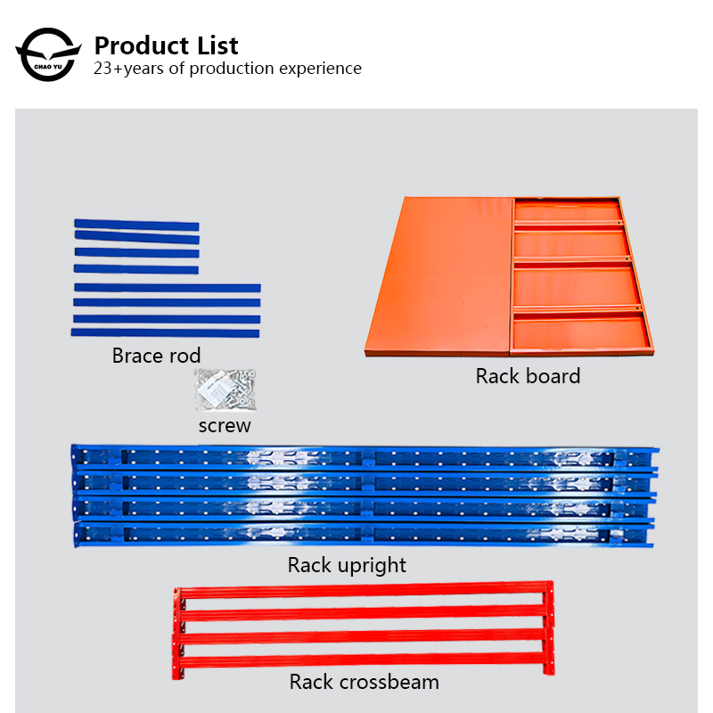 Chaoyu 5 Layer Corrosion Protection Stainless Steel Wire Shelving Rack Warehouse Shelves