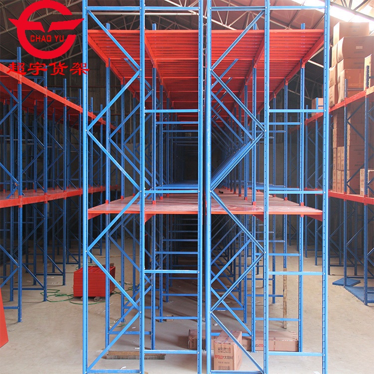 Heavy Duty Industrial Racking Steel Storage Stacking Racks 4 Layer Adjustable Warehouse Pallet Shelves  Corrosion Protection