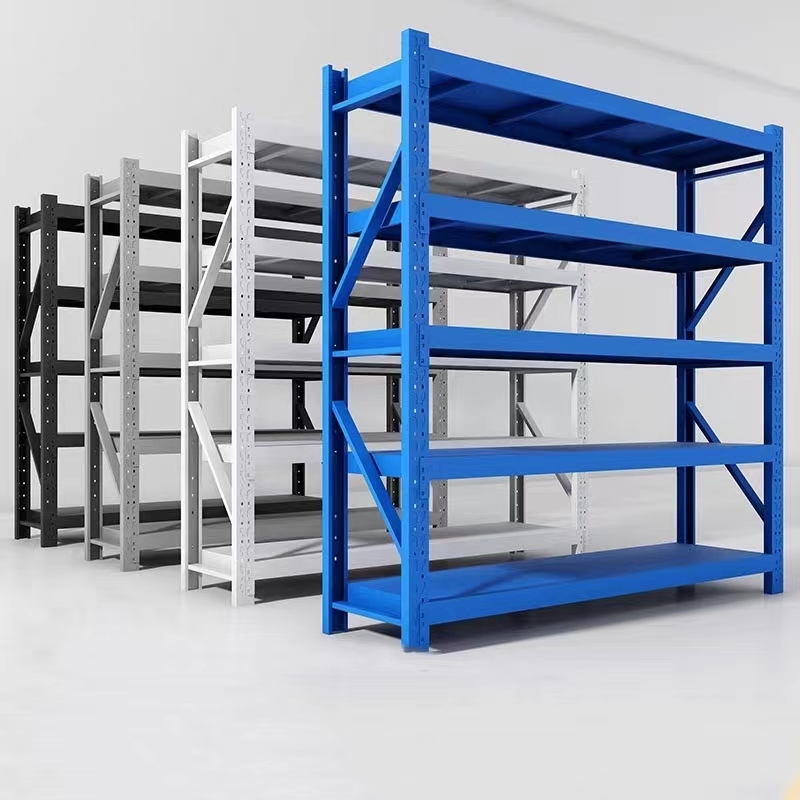 Hot Sale Steel Metal Rack Shelf Best Quality Adjustable Light Duty Corrosion Protection Storage P-beam Card Slot Assembly Powder