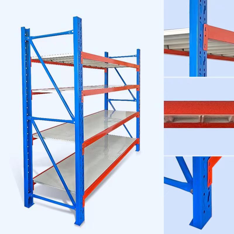 Chaoyu Heavy Duty Metal 5 Layer Boltless Stacking Racks Shelves with Corrosion Protection for Warehouse Storage