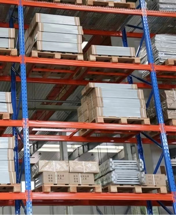 No Steel Shelf Warehouse Heavy Duty Storage Adjustable Selective Metal Pallet Rack
