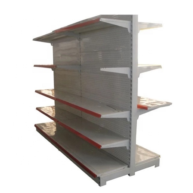 China Gondola Mart Racks Supermarket Double Side Shelves Shop Store Shelving Units