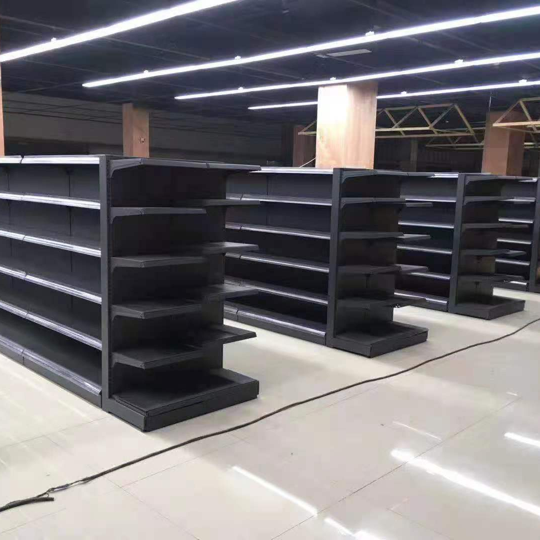 2022 Steel Single Sided Gondola Rack Supermarket Shelves Super Load Bearing Corrosion Protection CE Certified Electrostatic