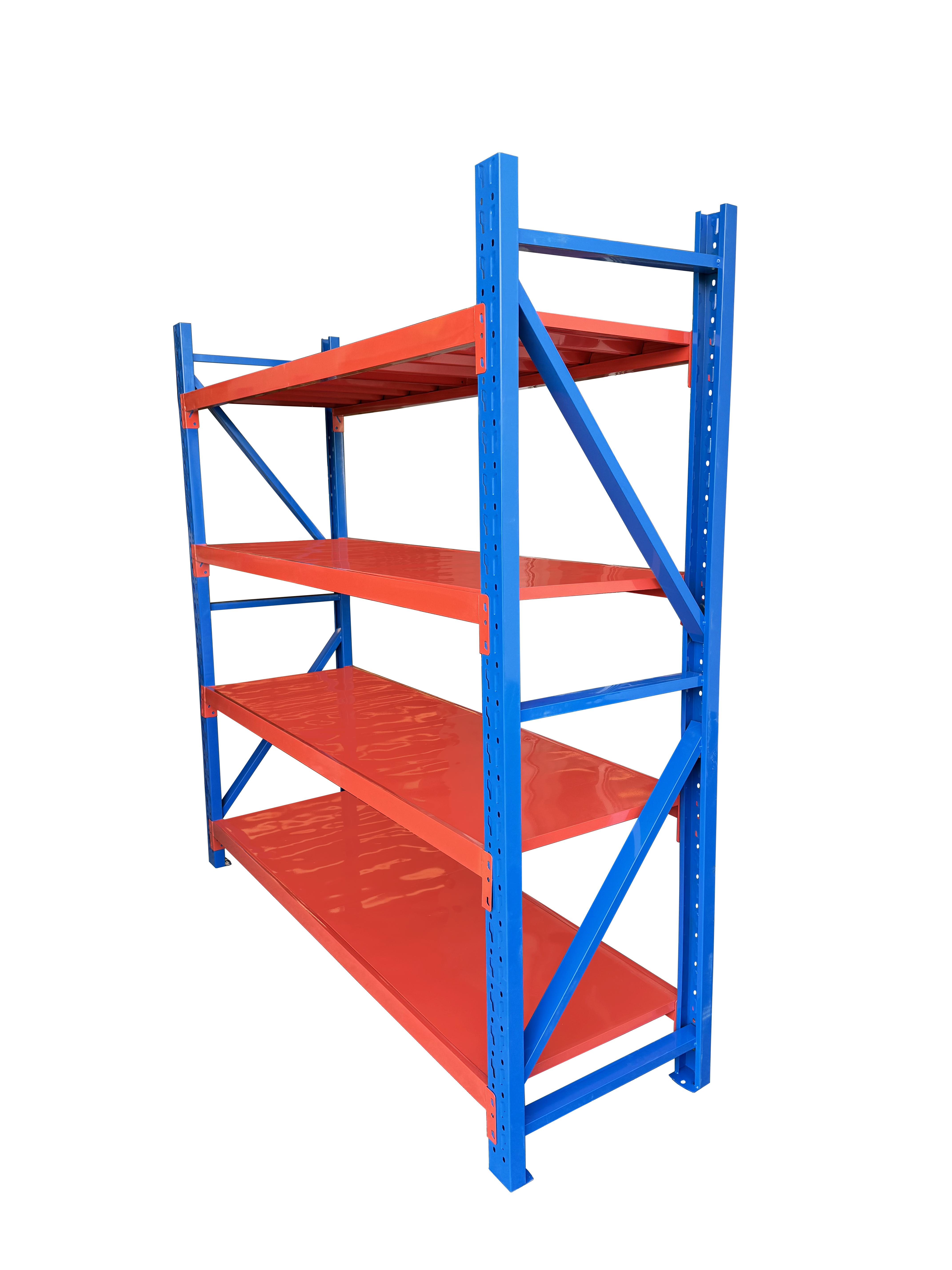 Adjustable Stainless Steel Boltless Multi-Level Shelf Racks with 500-800kg Capacity Corrosion Protection for Warehouse Storage