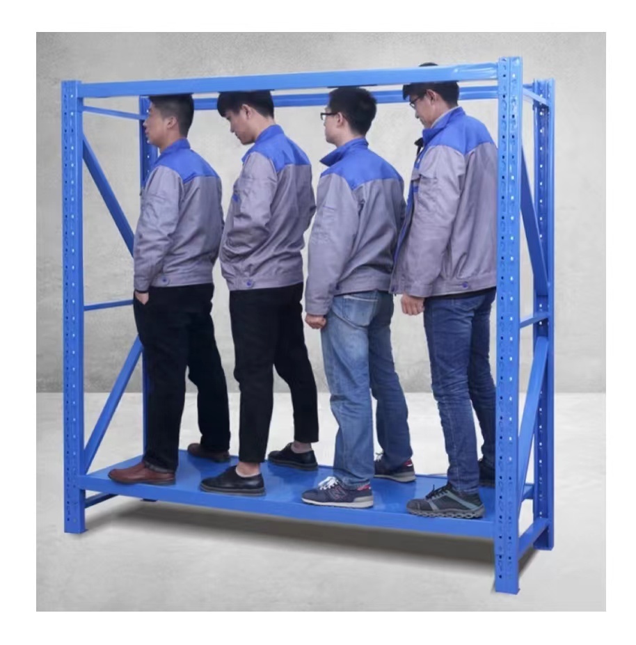 Factory Medium Duty 5 Layer Steel Corrosion Protected Boltless Multi-Layer Industrial Shelving Racks for Garage Warehouse